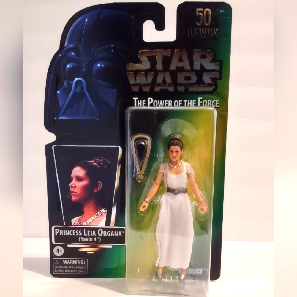 NIB Star Wars Black Series Power of the Force PRINCESS LEIA Yavin 6" 50th ann.